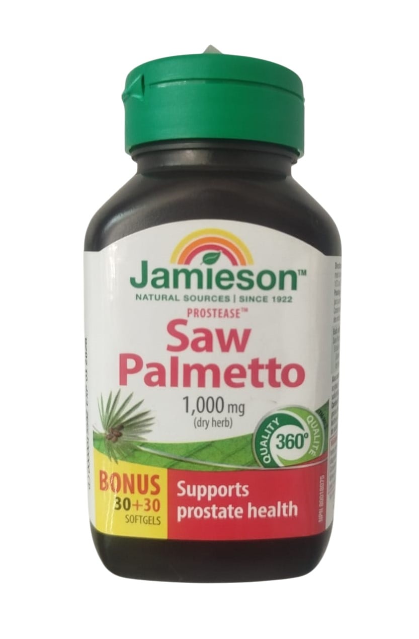 JAMIESON SAW PALMETTO 1000MG 60S