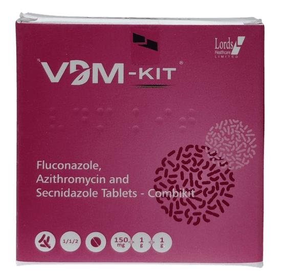 VDM (AZITHRO/FLUCONAZOLE/SECNIDA COMBI KIT 4'S