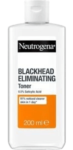 NEUTROGENA BLACKHEAD ELIMINATING 0.5% SALICYLIC ACID CLEANSING TONER 200ML