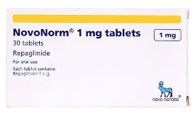 NOVONORM 1MG 30's