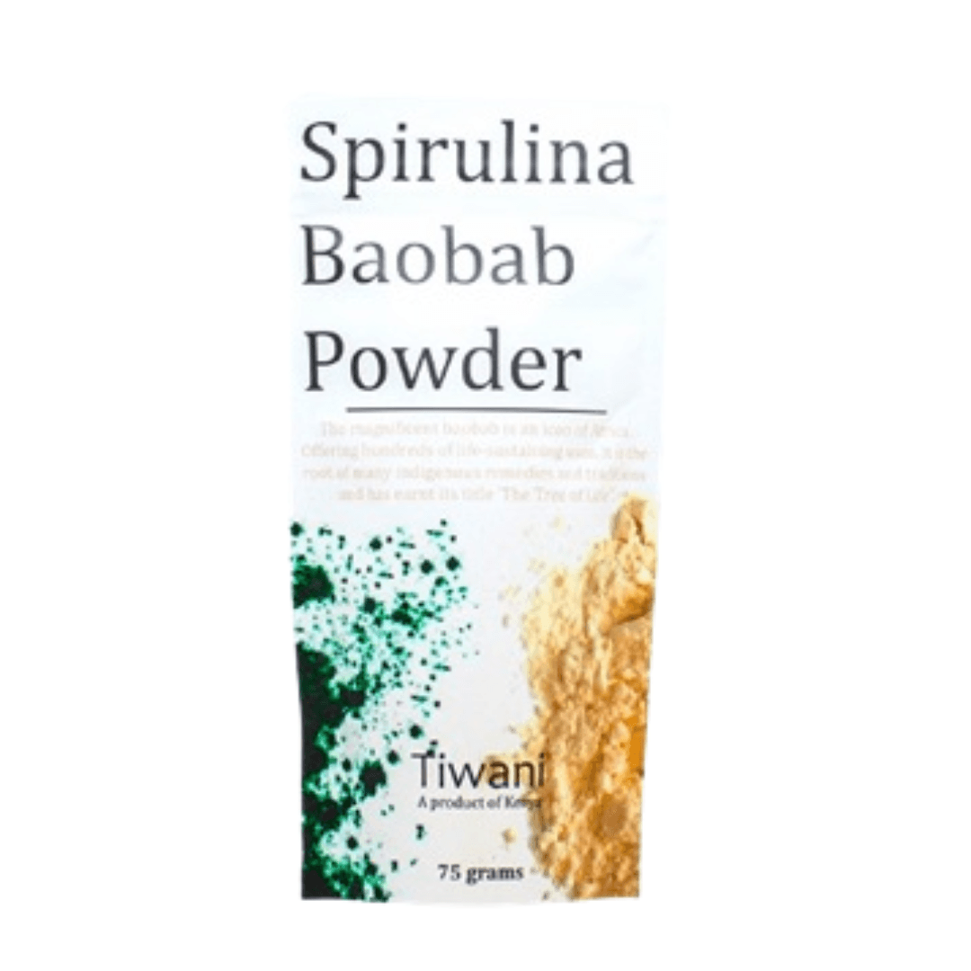 TIWANI SPIRULINA BAOBAB POWDER 75G