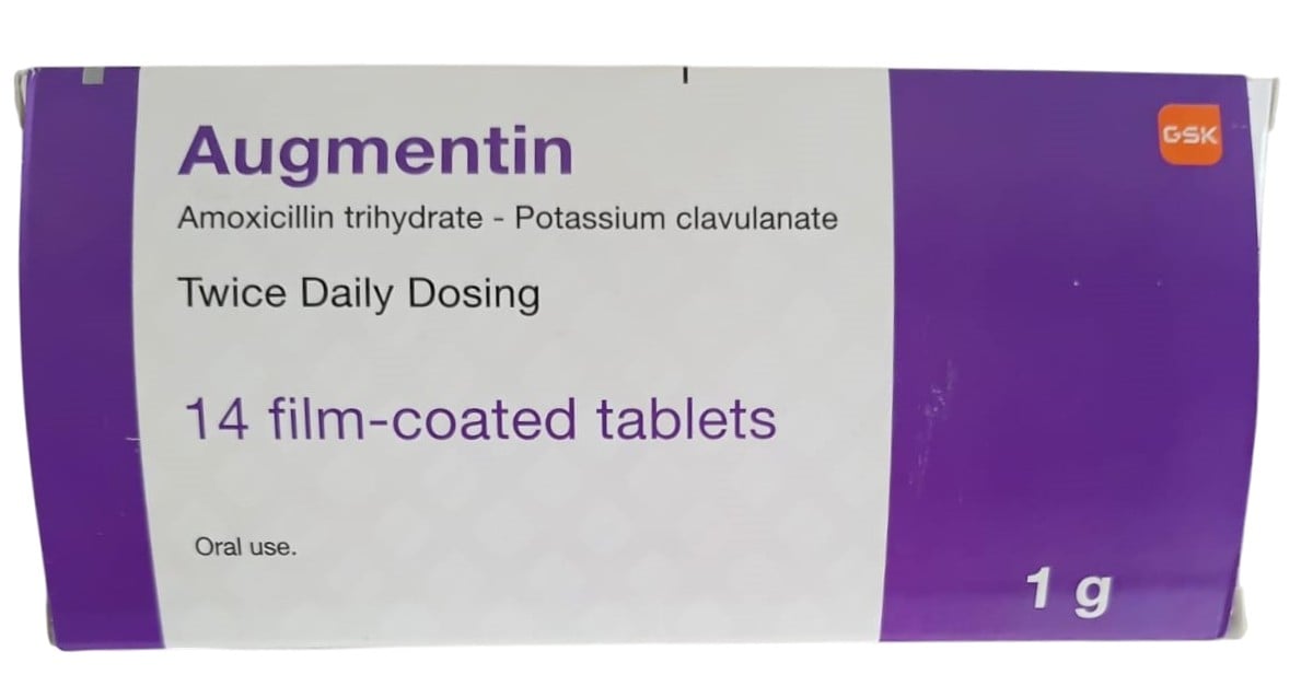 AUGMENTIN 1GM TABLETS 14'S