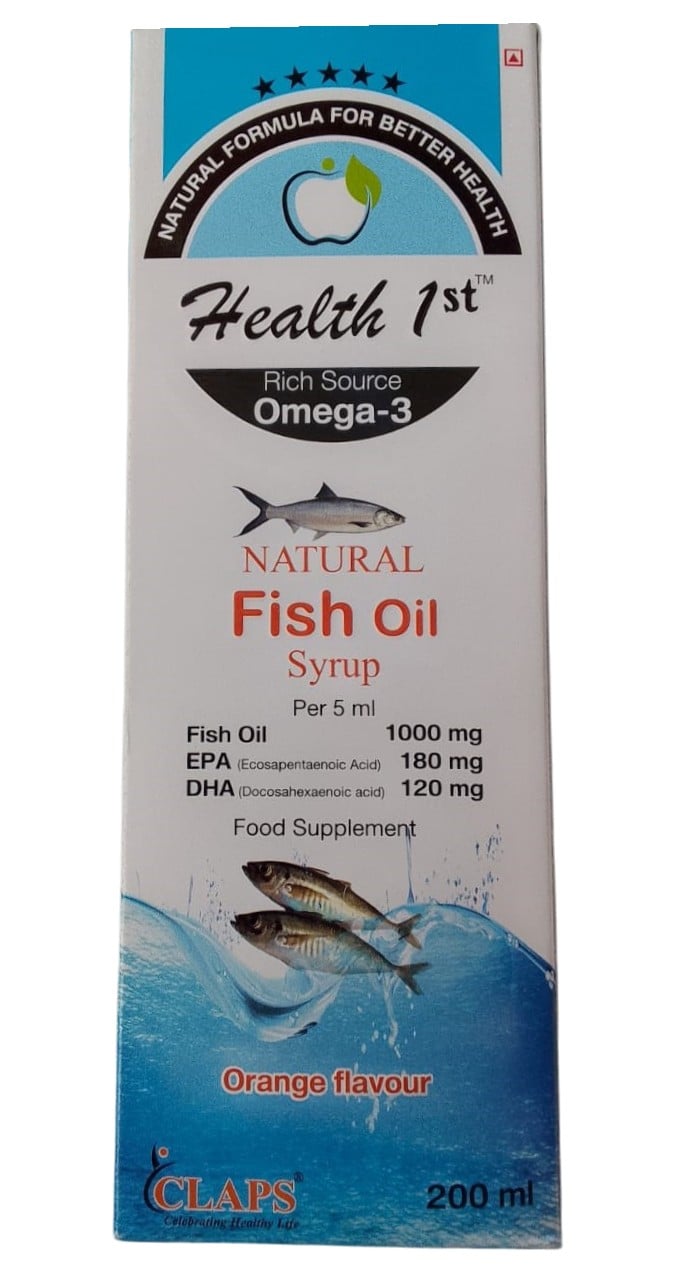 HEALTH 1ST NATURAL FISH OIL 200ML