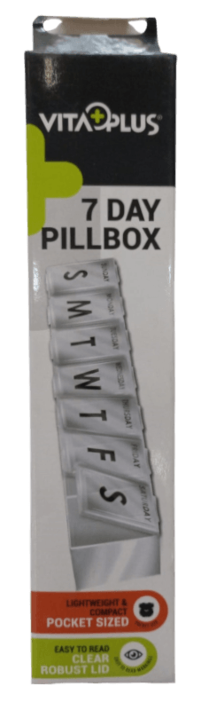 VITAPLUS VP64051 7 DAYS PILLBOX (POCKET DESIZE)