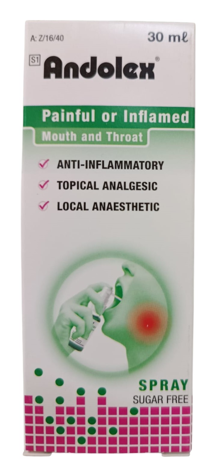 ANDOLEX ORAL SPRAY 30ML
