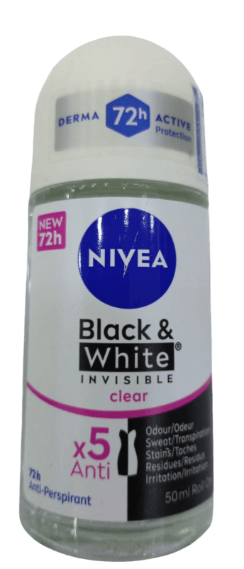 NIVEA ROLL ON WOMAN BLACK AND WHITE