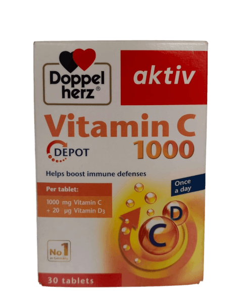 DOPPEL HERTZ VITC 1000+VIT D TAB 30