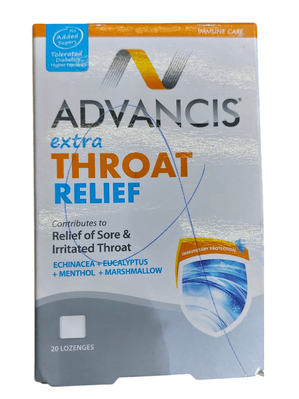 ADVANCIS EXTRA THROAT RELIEF 20S
