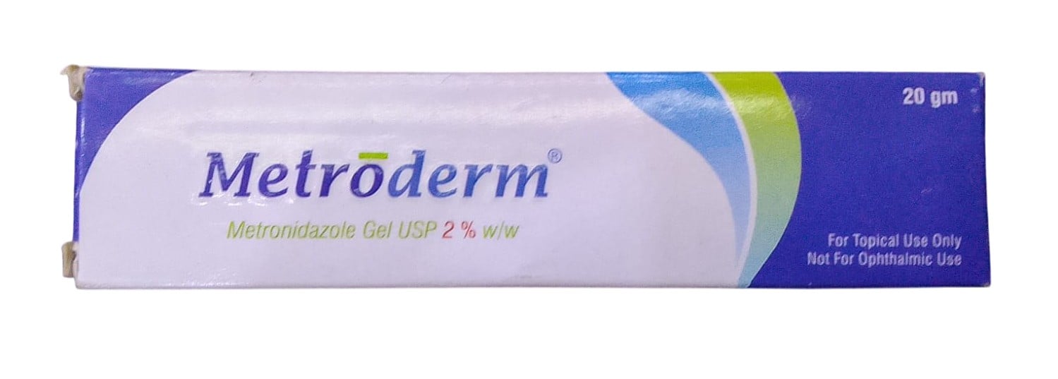 METRODERM (METRONIDAZOLE) GEL 2%W/W 20GMS
