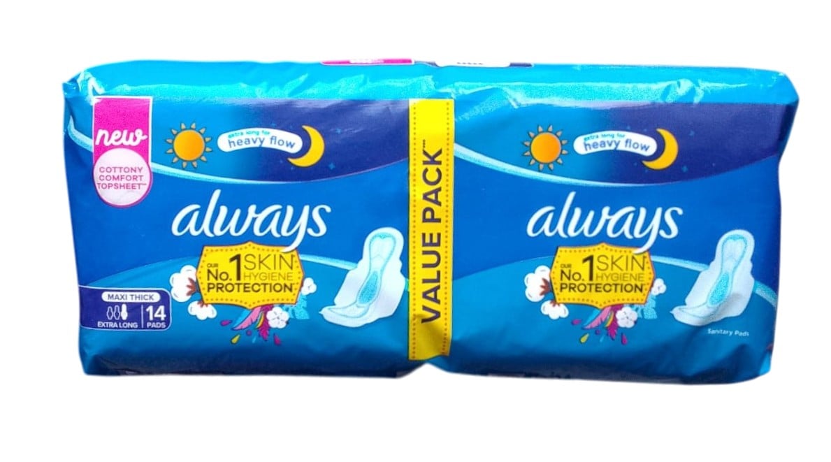 ALWAYS MAXI THICK VALUE PACK EXTRA LONG XL14S