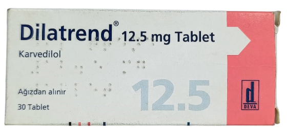 DILATREND 12.5MG TURKEY