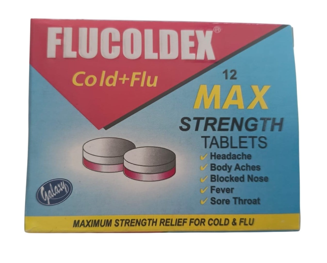 FLUCOLDEX C/F MAX TABLETS 12'S