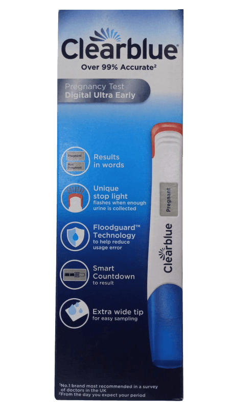 CLEARBLUE ULTRA EARLY PREGNACY TEST 2S 1841
