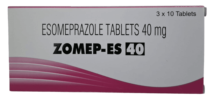 ZOMEP (ESOMEPRAZOLE) 40MG TABLETS 30'S