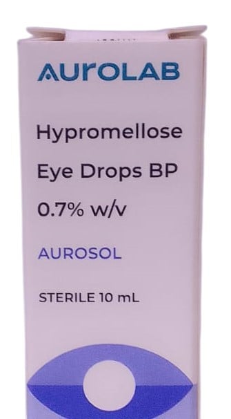 AUROSOL (HYPROMELLOSE) 0.7%W/V EYE DROPS 10ML