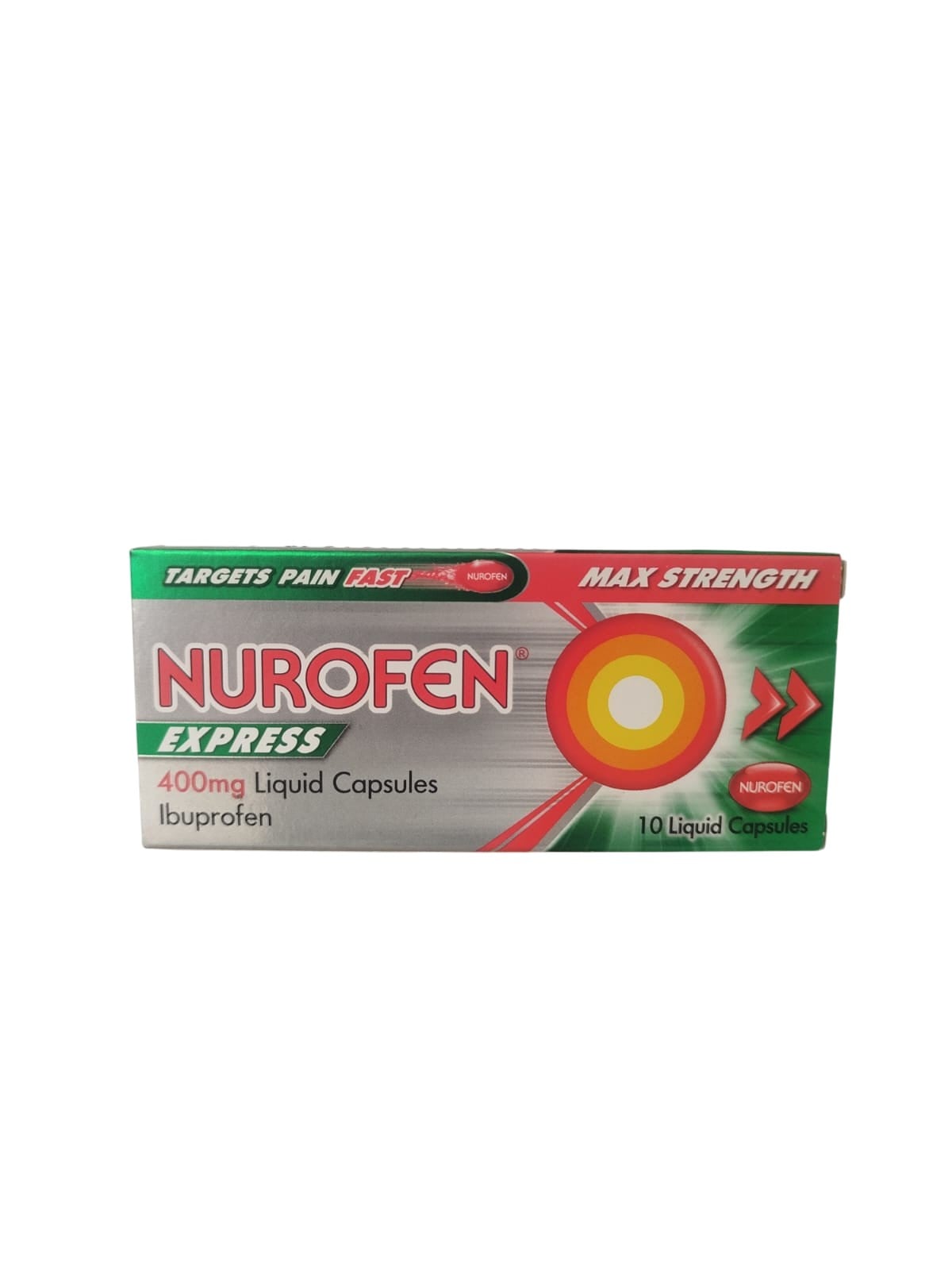 NUROFEN EXPRESS 400MG LIQUID CAPS 10'S