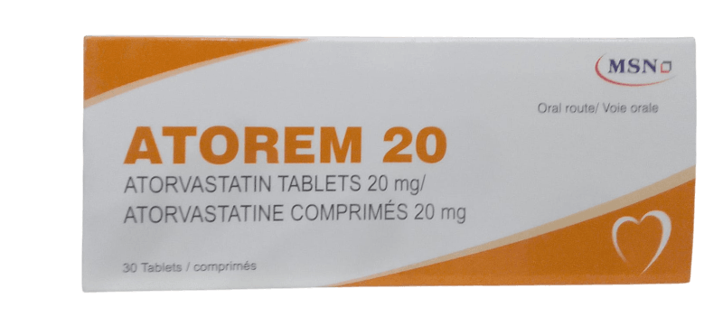 ATOREM 20MG 30'S