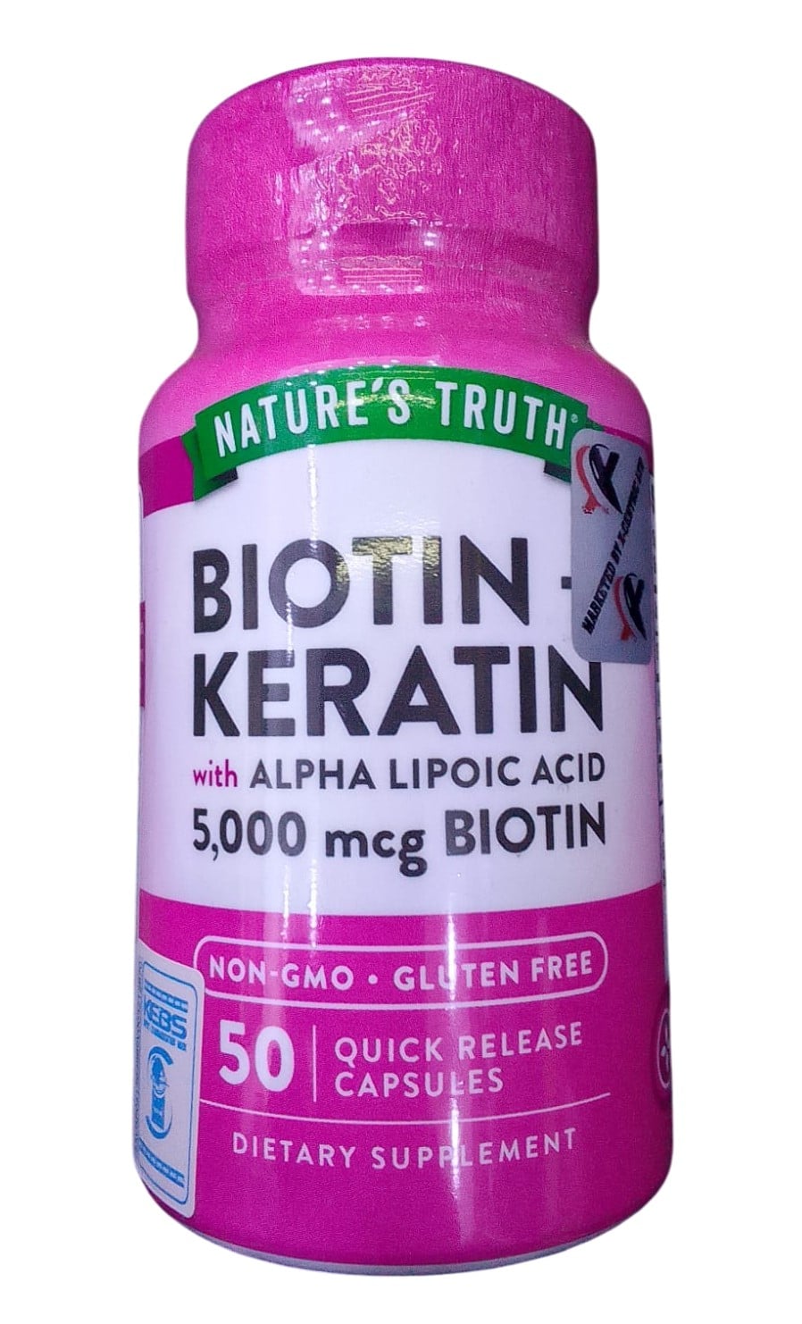 NATURES TRUTH BIOTIN +KERATIN 50'S
