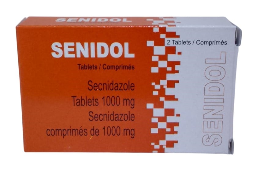 SENIDOL 1G (SECNIDAZOLE) 2'S