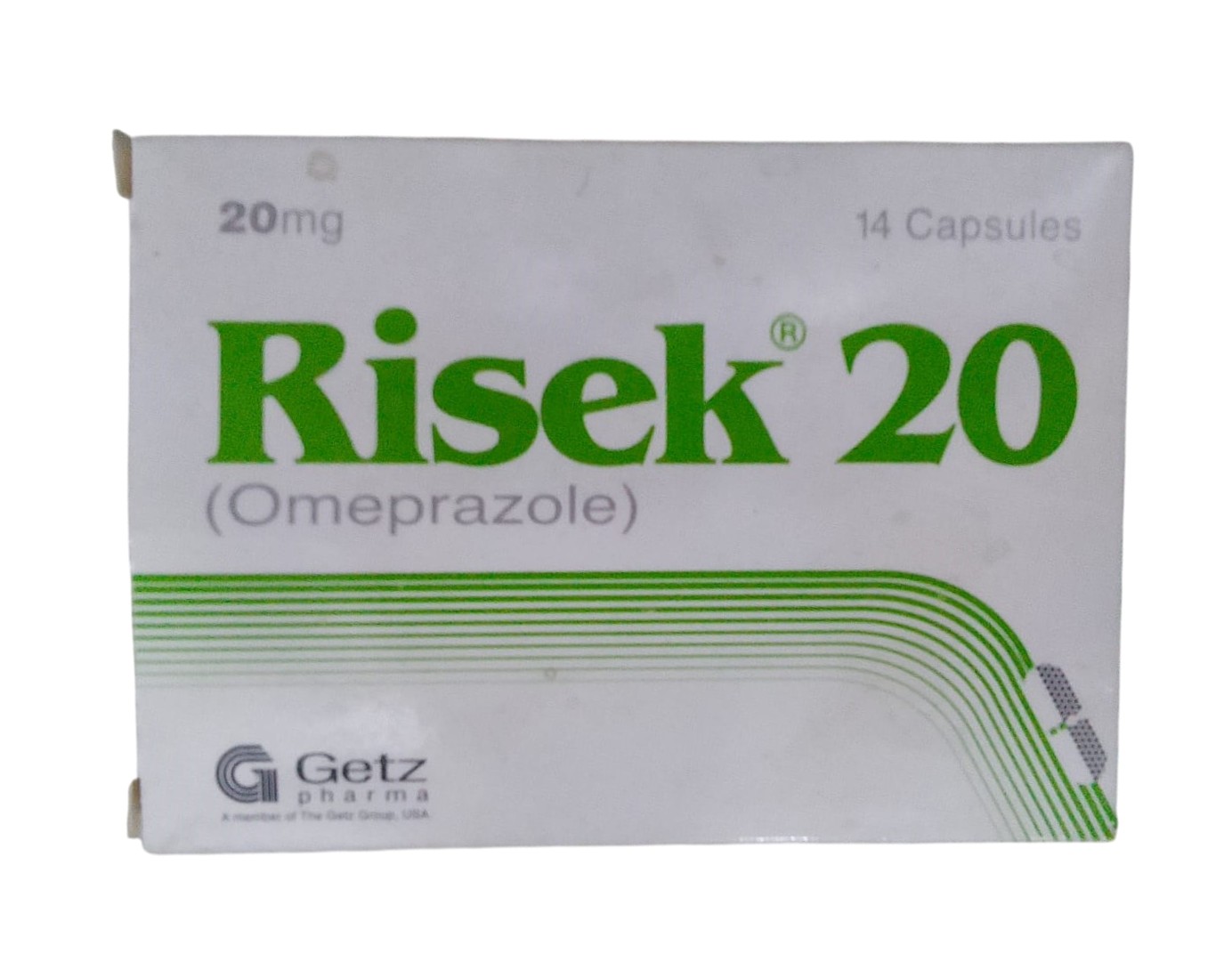 RISEK 20MG CAPS 14'S