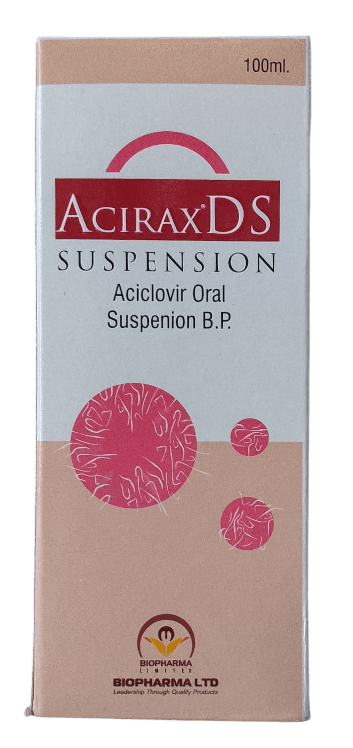 ACIRAX (ACYCLOVIR) DS  SUSPENSION 100ML