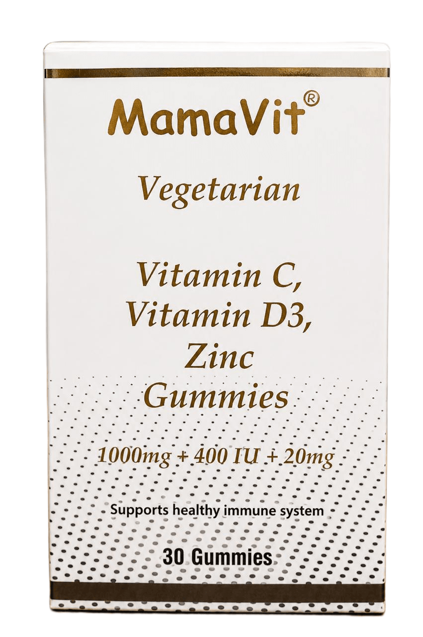 MAMAVIT VITAMIN C 1000MG VITAMIN D3 400 IU ZINC 20MG 30 GUMMIES