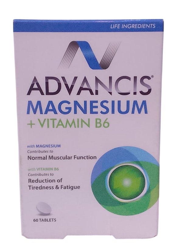 ADVANCIS MAGNESIUM +VITAMIN B6 60S