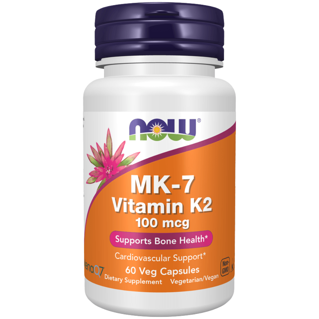 NOW MK7 VITAMIN K2 100MCG 60 VEG CAPSULES