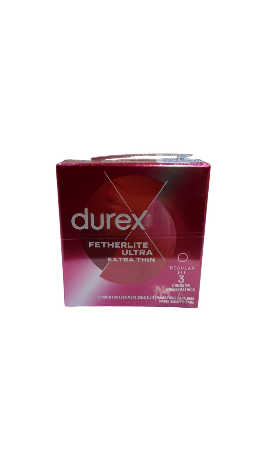 DUREX FETHERLITE ULTRA EXTRA THIN REGULAR FIT 3S