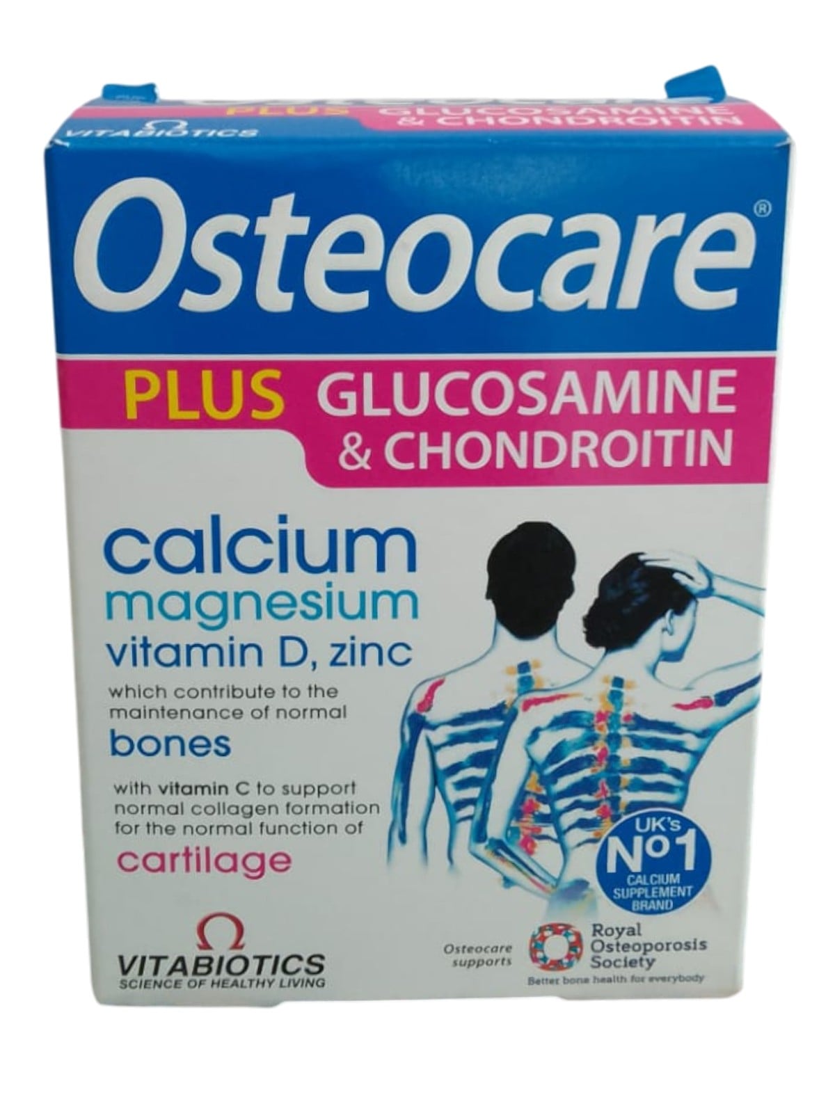 OSTEOCARE PLUS GLUCOSAMINE/CHONDROITIN TABLETS 60'S