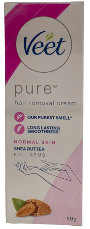 Veet Sensitive Skin Hair Removal Cream, 50g