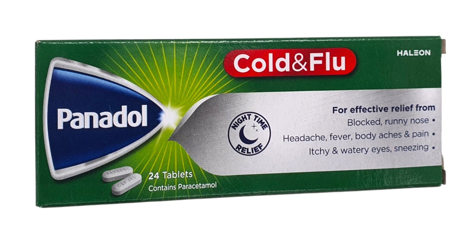 PANADOL COLD & FLU NIGHT 24'S