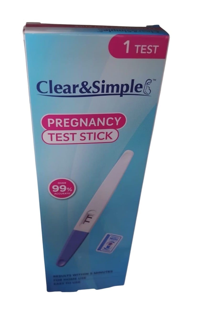CLEAR AND SIMPLE EARLY RESPONSE PREGNANCY TEST STICK 1S