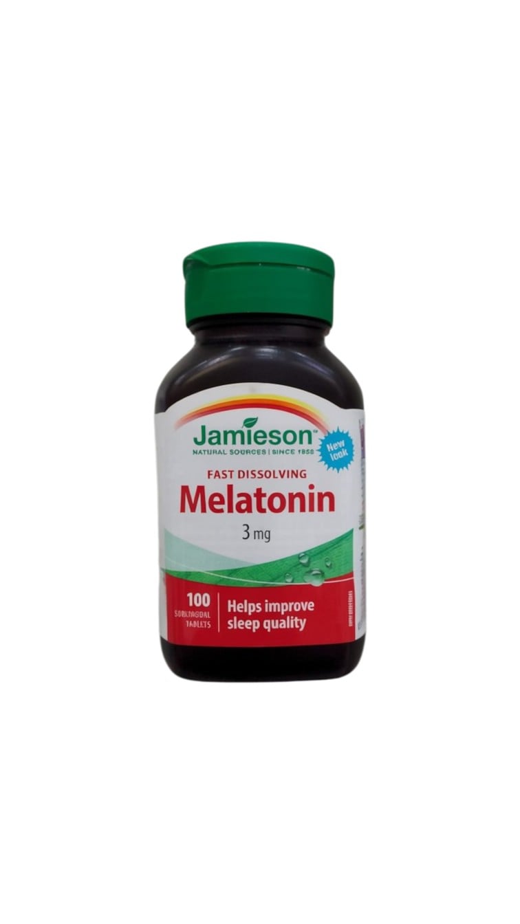 JAMIESON NATURAL SOURCES FAST DISSOLVING MELATONIN 3MG 100S