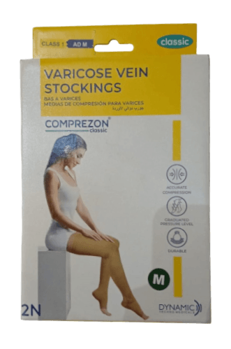 DYNAMIC VARICOSE VEIN STOCKINGS MEDIUM