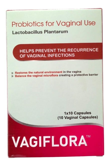 VAGIFLORA VAGINAL CAPSULES 10'S