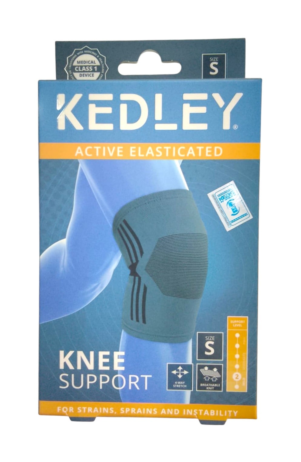 KEDLEY ELASTICATED KNEE SUPPORT S