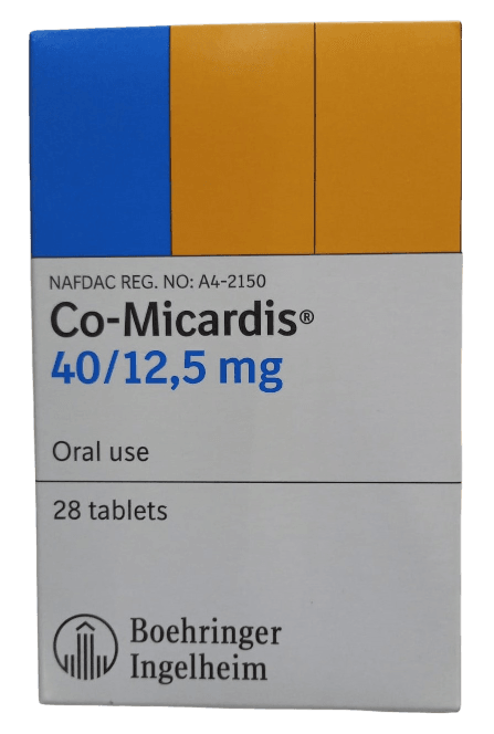 COMICARDIS 40/12.5MG TABLETS 28'S