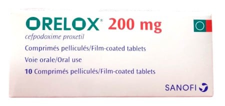 ORELOX 200MG TABLETS 10'S