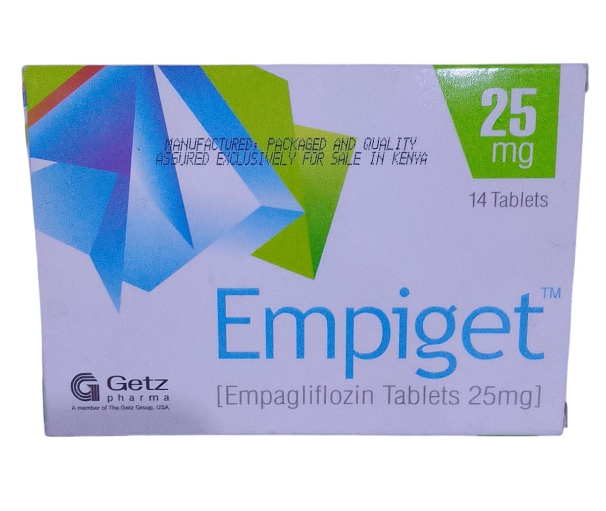 EMPIGET (EMPAGLIFLOZINE) 25MG TABLETS 14'S