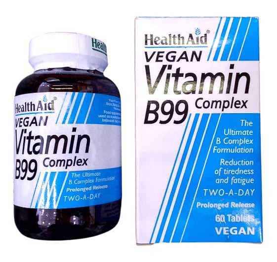 HEALTH AID VITAMIN B99 COMPLEX 60'S