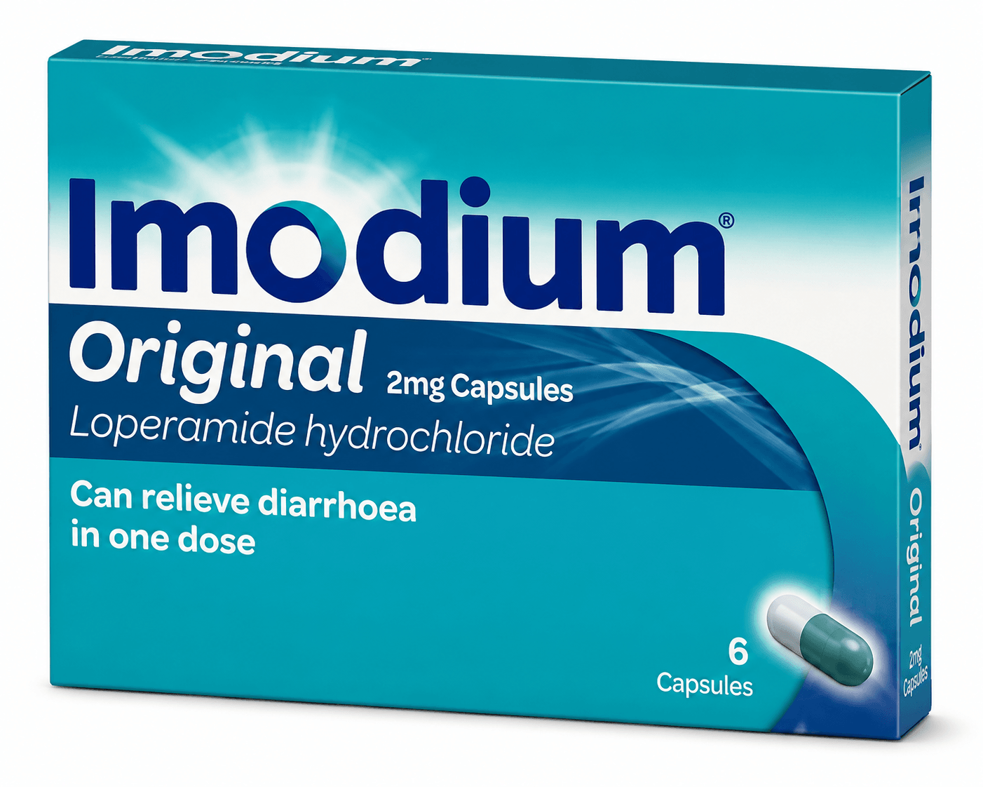 IMODIUM ORIGINAL 2MG CAPSULES 6 CAPSULES