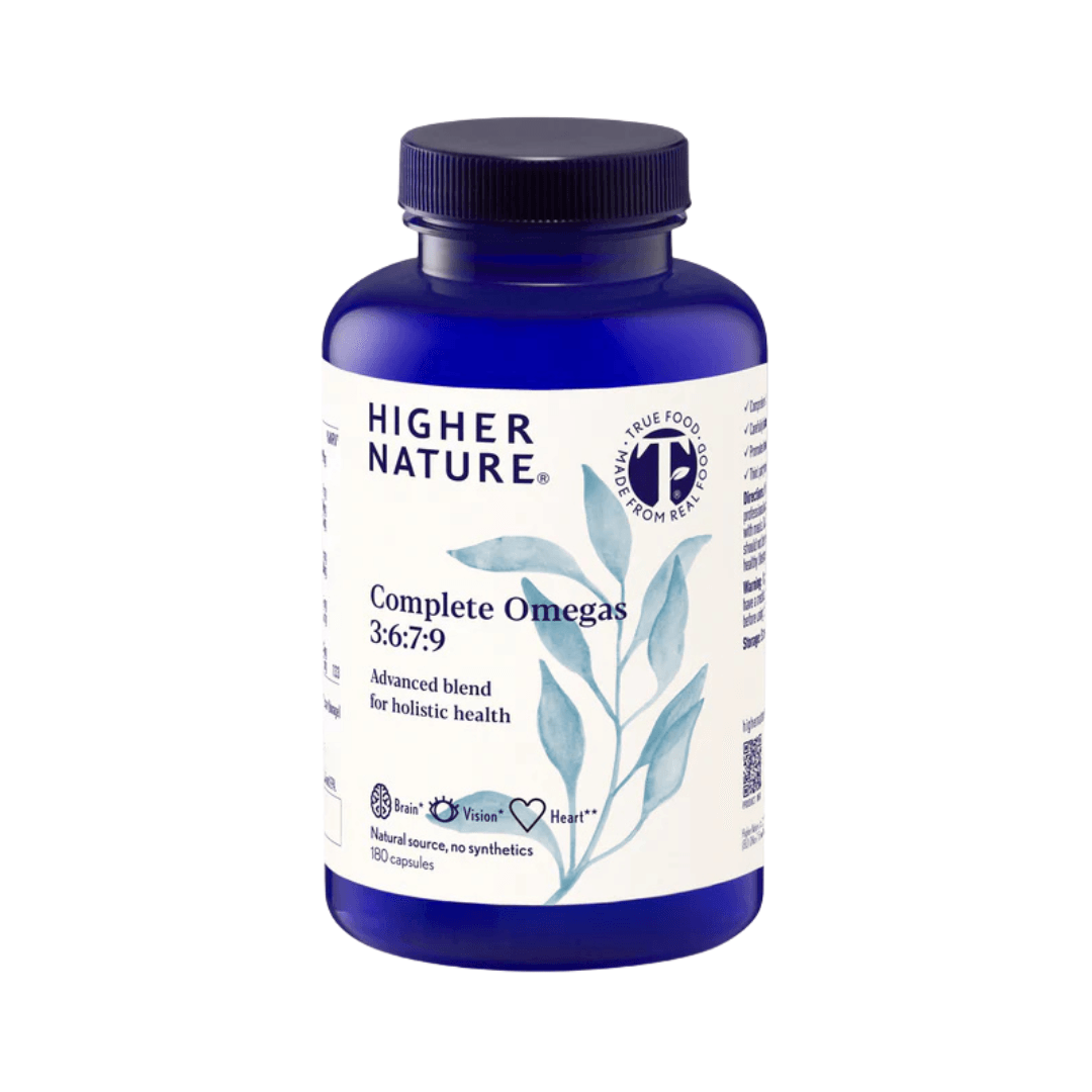 HIGHER NATURE COMPLETE OMEGAS 3 6 7 9 CAPSULES 180'S