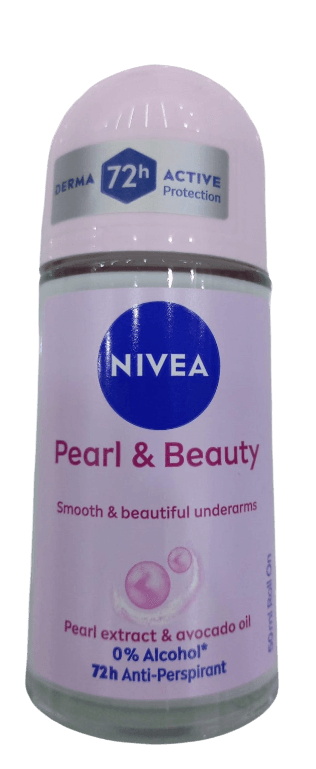 NIVEA ROLL ON WOMAN BLACK PEARL & BEAUTY ANTI PERSPIRANT 50ML