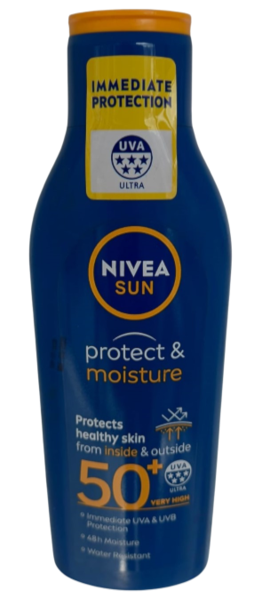 NIVEA SUN PROTECT & MOISTURE SPRAY SPF50+  200ML (6695)