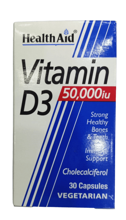healthaid vitamin d3 50000 i.u 30s