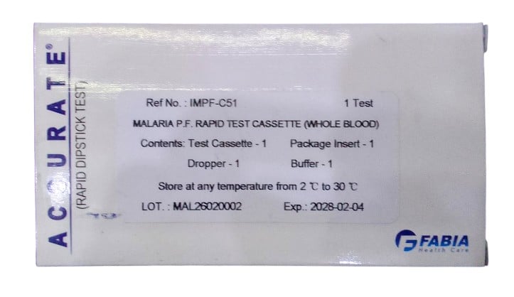 MALARIA TEST CASSETTE