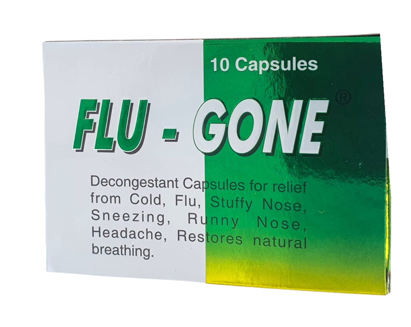 FLUGONE DECONGESTANT CAPSULES 10'S