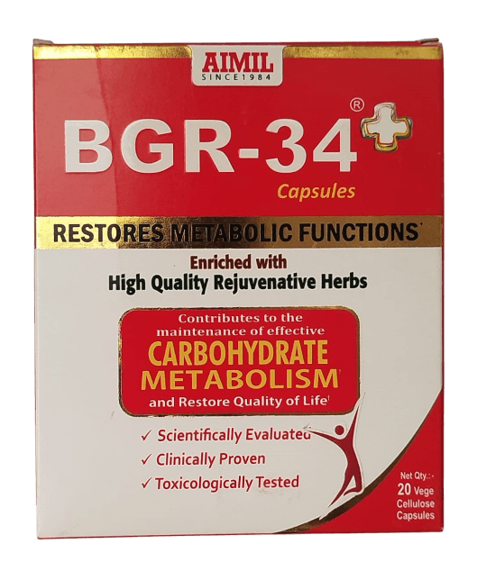 BGR 34+ CAPSULES 20'S