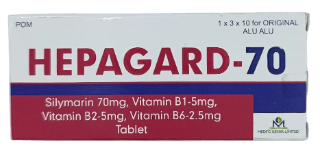 HEPAGARD 70 TABS 30S